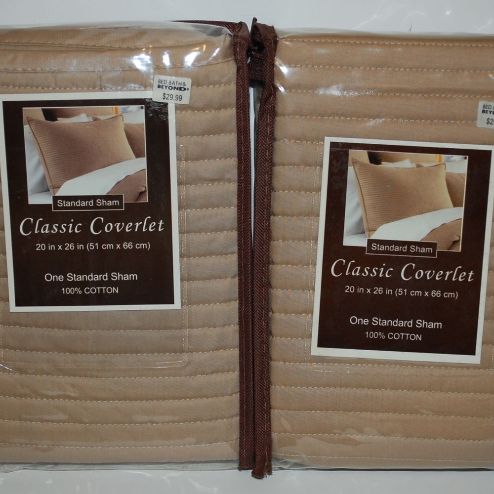 Two Coverlet Standard Shams Bed Bath & Beyond